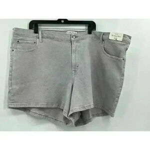 Abercrombie & Fitch High Rise The Dad Short In Gray Women's‎ Size 37